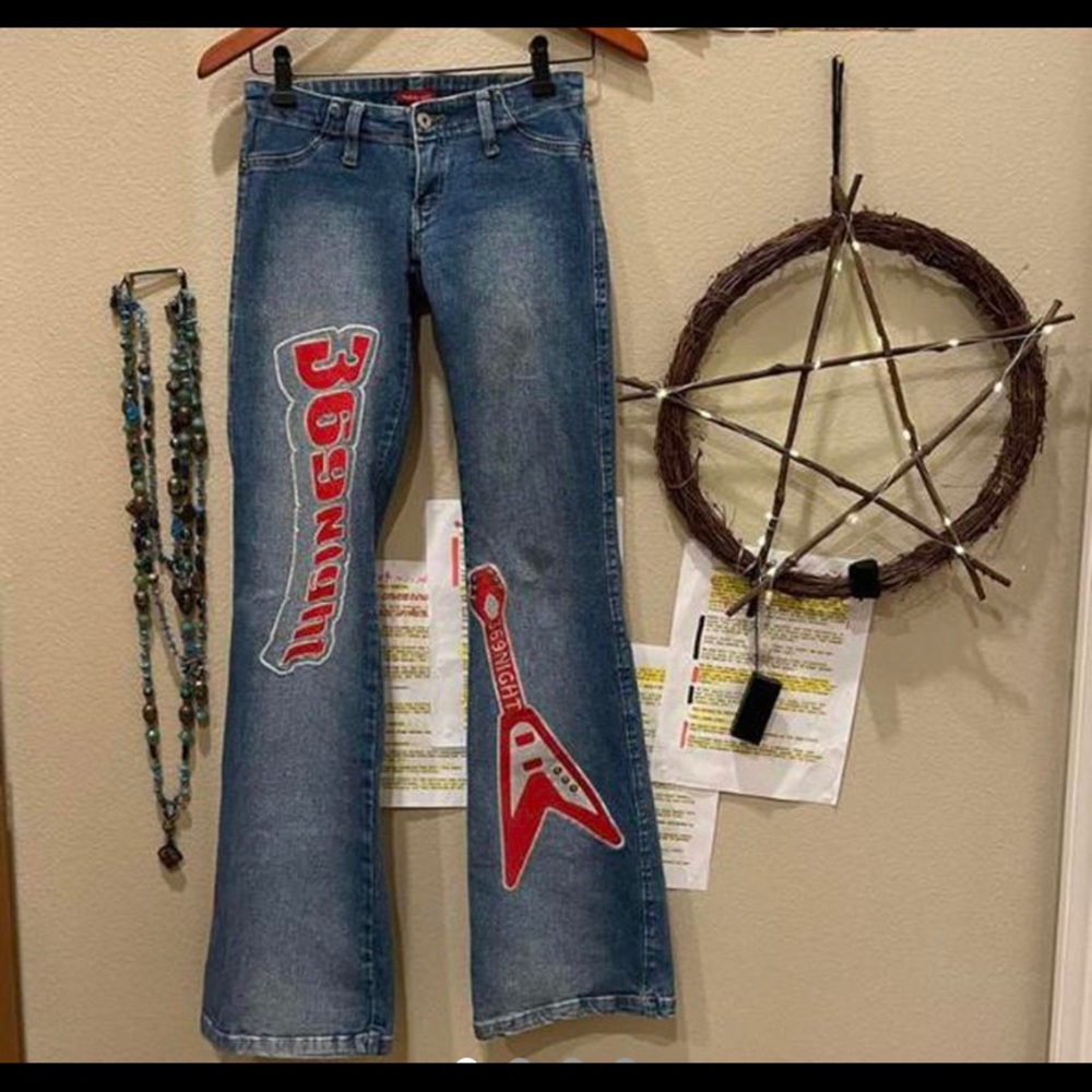 SUPER DOPE ROCKSTAR LOWRISE JEANS